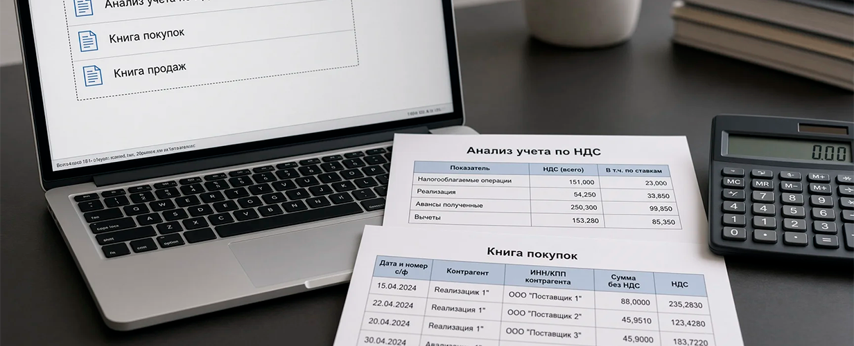 ТОП-3 отчёта в 1С для проверки декларации по НДС: что проверить перед сдачей за 3 квартал 2026 года