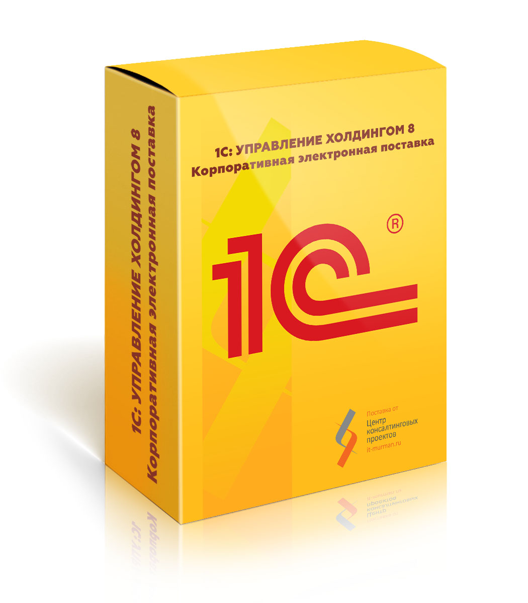 1С:Управление холдингом 8” - программа для управления и учета в холдингах,  группах компаний, консорциумах. Автоматизирует управление финансами,  ресурсами, проектами, рисками, инвестициями и др.